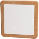 Porzellan Untersetzer im Kork